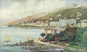 Erwin Pendel: Südstrand von Abazzia, 1911.